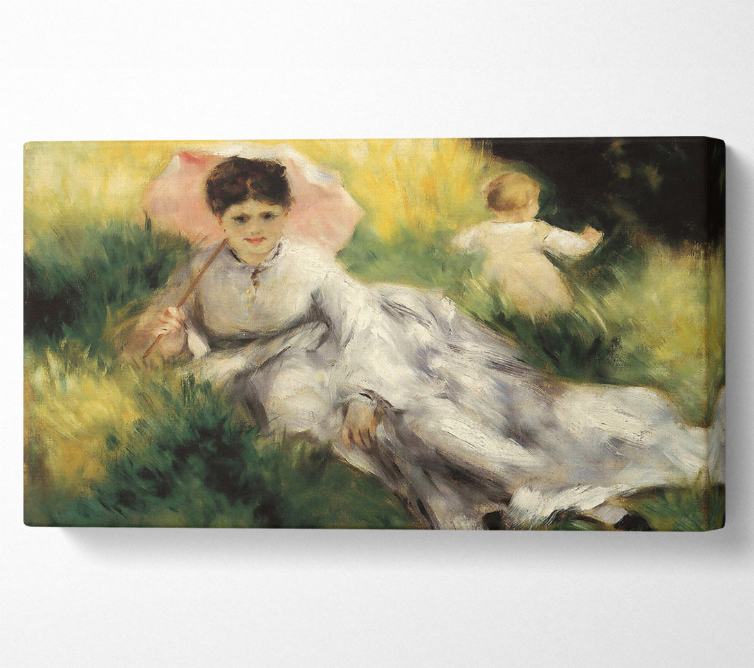  A Canvas Print of Renoir Woman With Parasol Canvas Art