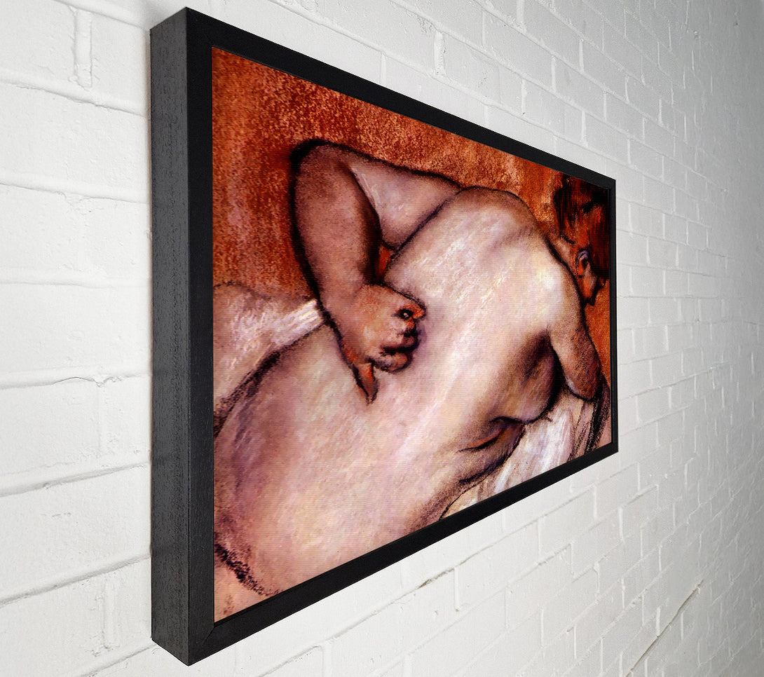  A Canvas Print of Degas Womans Back Canvas Print