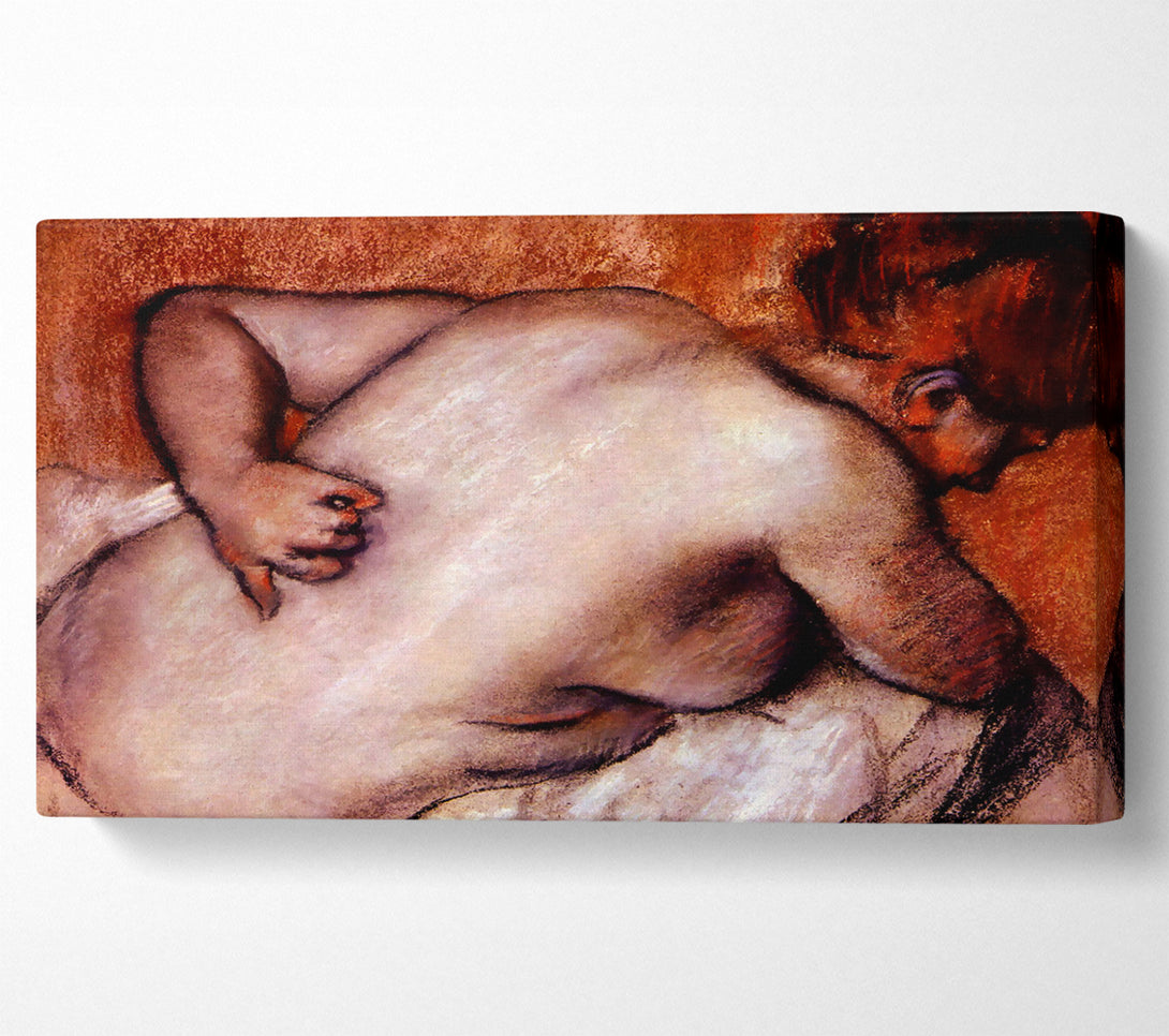  A Canvas Print of Degas Womans Back Canvas Print