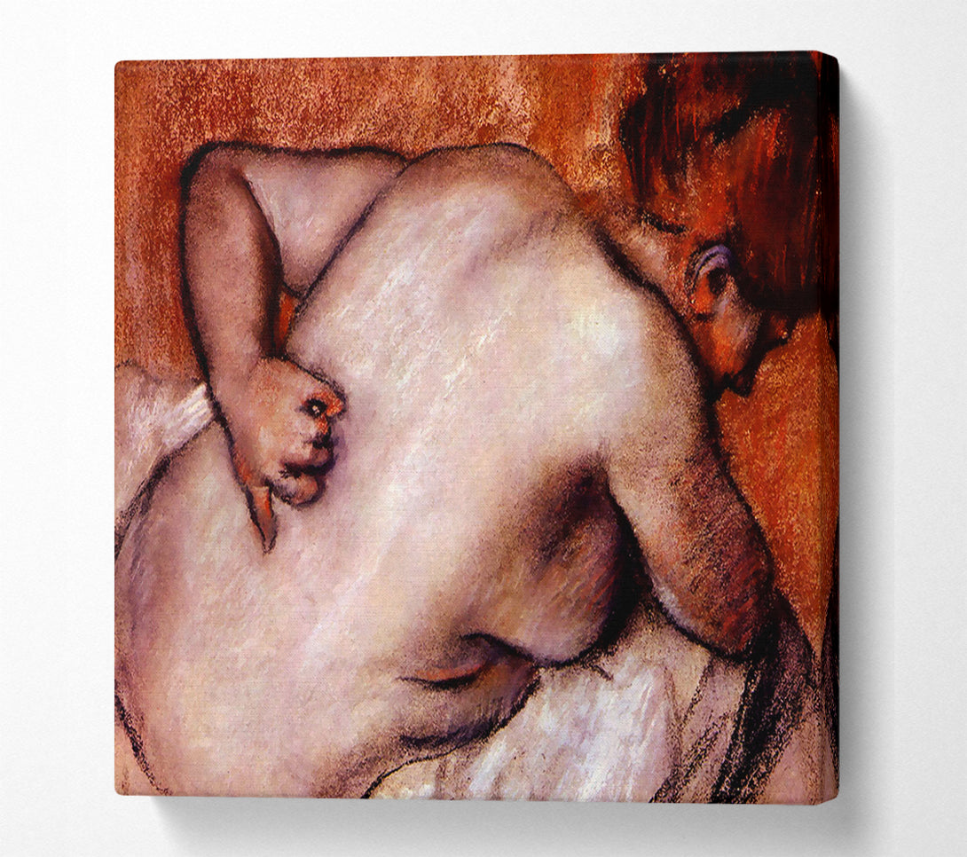  A Canvas Print of Degas Womans Back Canvas Print