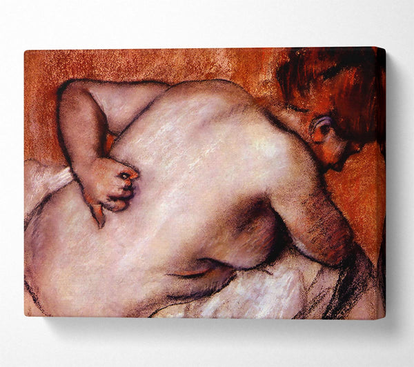  A Canvas Print of Degas Womans Back Canvas Print