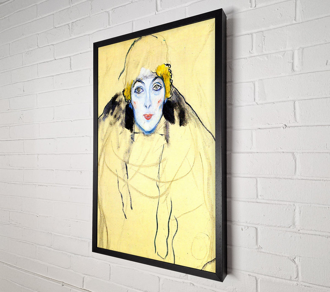  A Canvas Print of Womans Head Canvas Print
