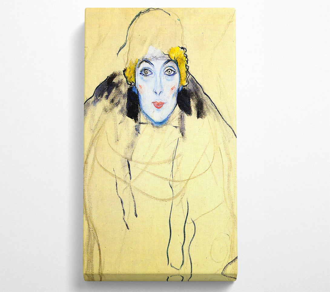  A Canvas Print of Womans Head Canvas Print
