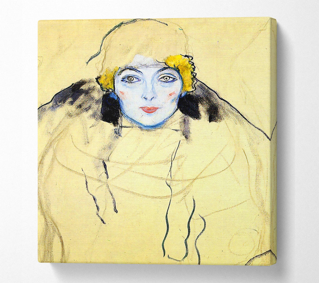  A Canvas Print of Womans Head Canvas Print
