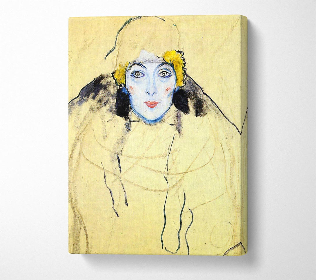 A Canvas Print of Womans Head Canvas Print