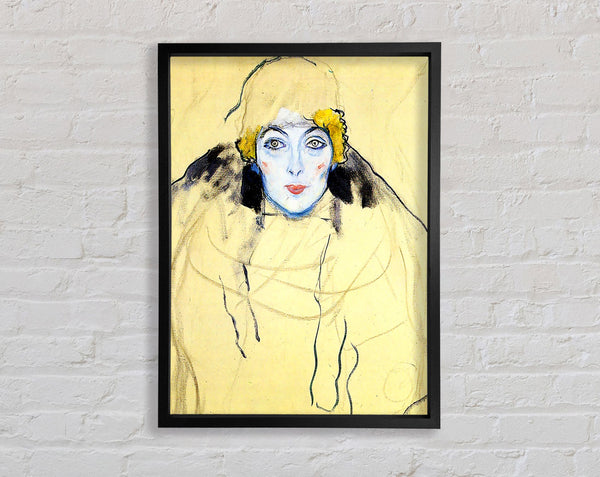 Womans Head Framed Print