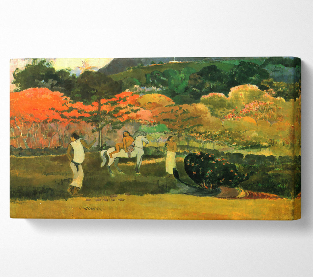  A Canvas Print of Gauguin Women And Mold Canvas Wall Art