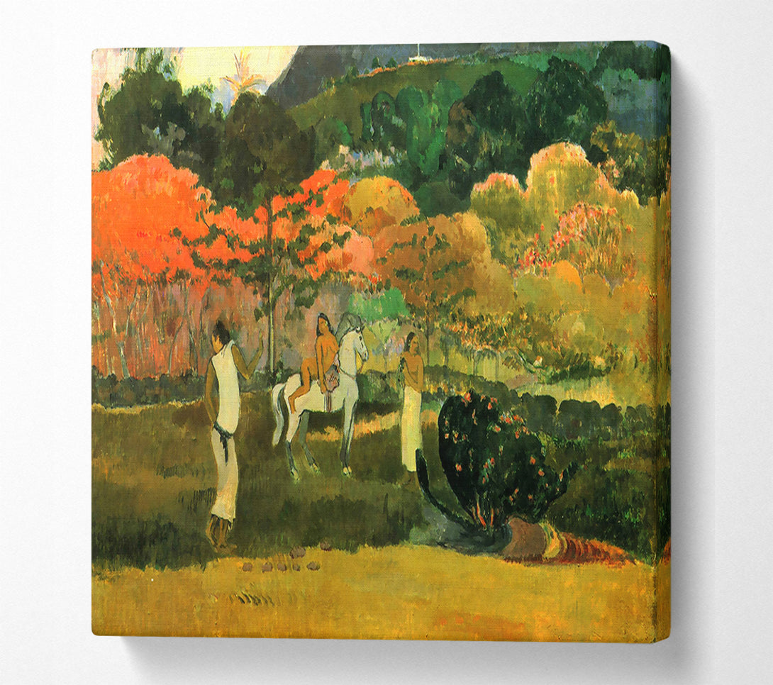  A Canvas Print of Gauguin Women And Mold Canvas Wall Art