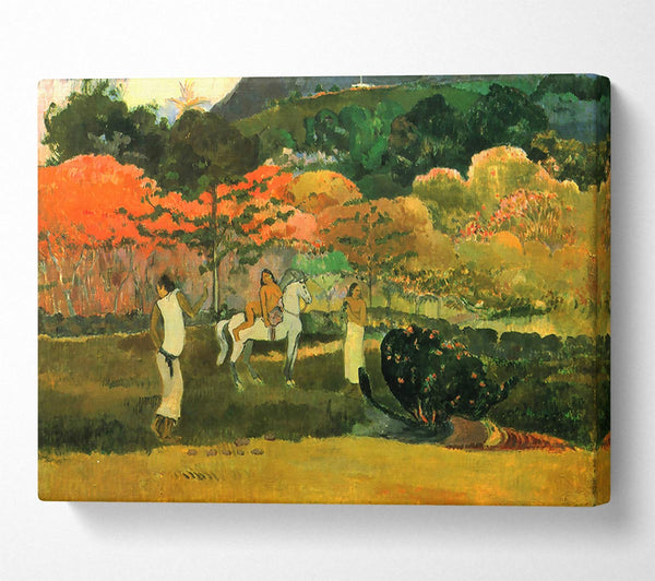  A Canvas Print of Gauguin Women And Mold Canvas Wall Art