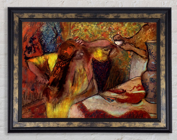 Degas Women At The Toilet 1 Framed Print