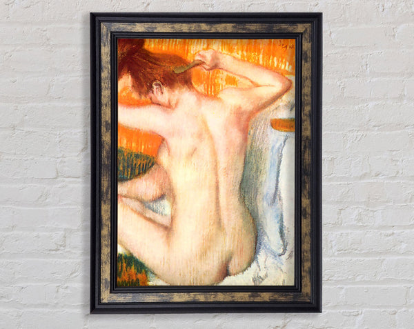 Degas Women At The Toilet 2 Framed Print