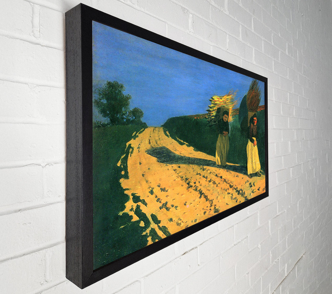  A Canvas Print of Felix Vallotton Wood-Bearing Women Canvas Wall Art
