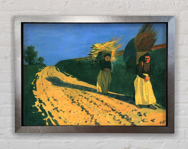 Felix Vallotton Wood-Bearing Women Framed Print