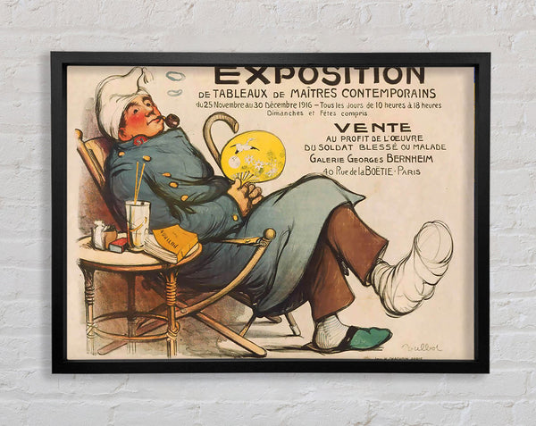 Wounded Soldier Framed Print