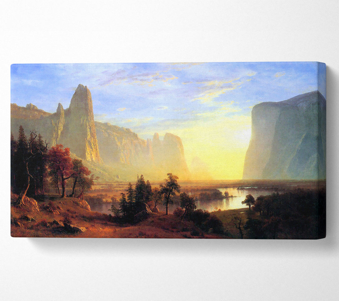  A Canvas Print of Yosemite Valley By Bierstadt Canvas Art