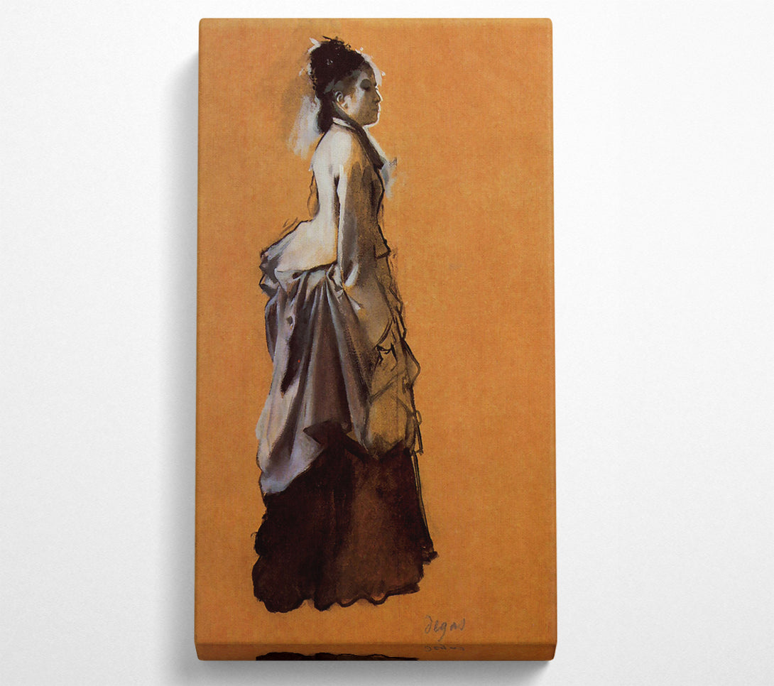  A Canvas Print of Degas Young Lady In The Road Costume Canvas Print