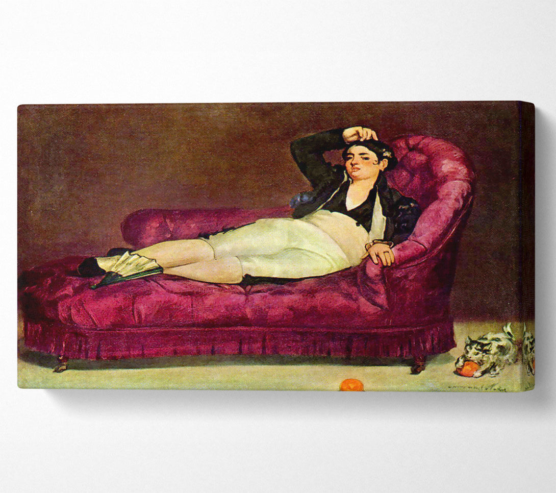  A Canvas Print of Manet Young Woman In Spanish Dress Canvas Print