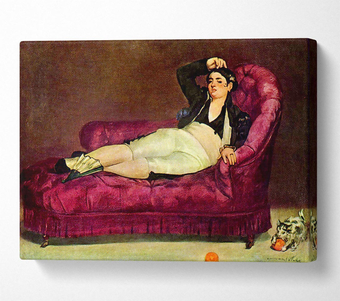  A Canvas Print of Manet Young Woman In Spanish Dress Canvas Print