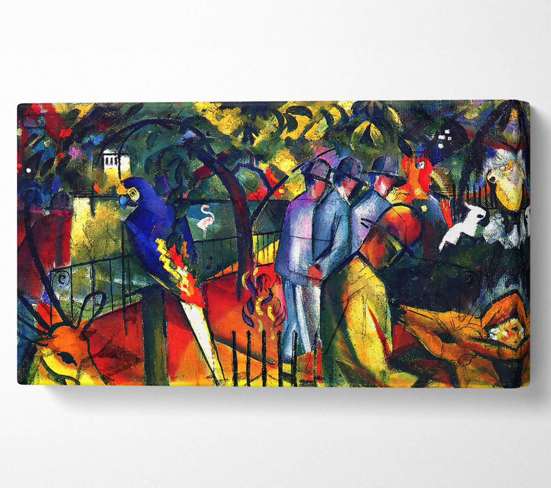 A Canvas Print of August Macke Zoological Gardens Canvas Art