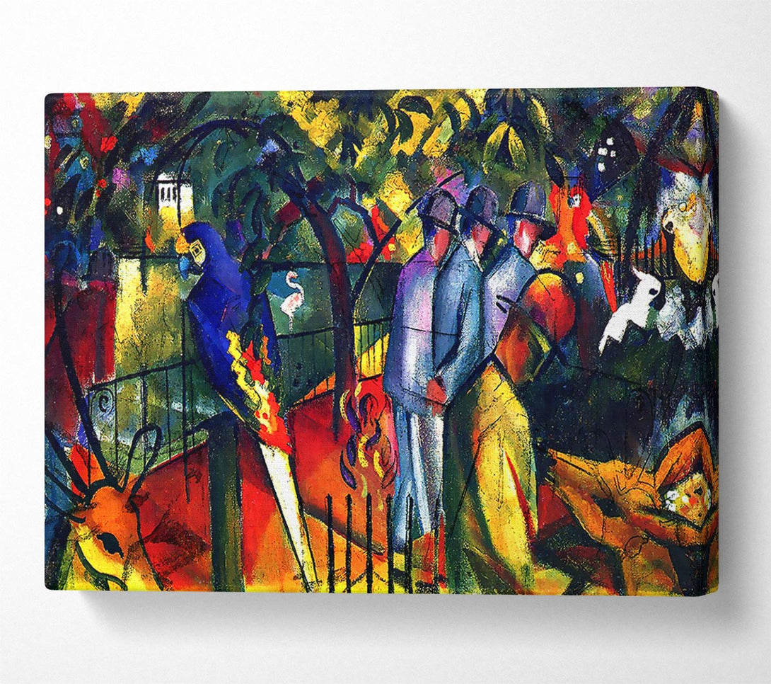  A Canvas Print of August Macke Zoological Gardens Canvas Art