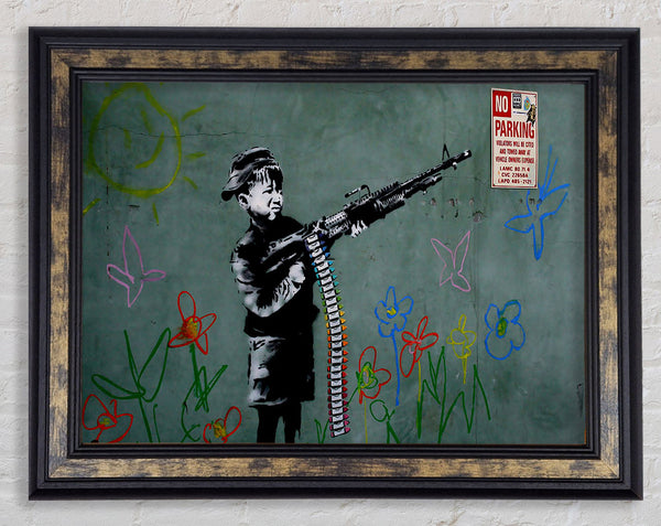 Traffic Warden Framed Print