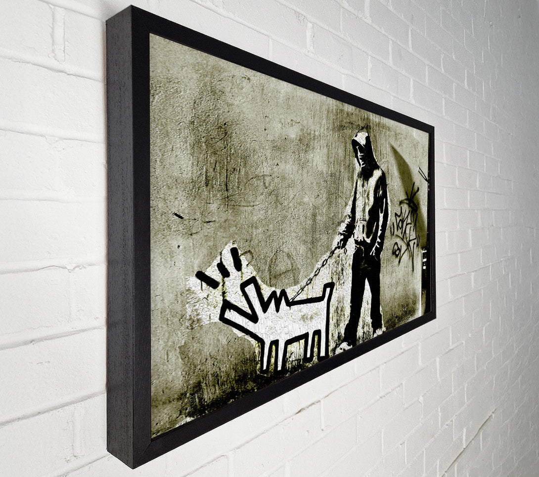  A Canvas Print of Banksy Woof Canvas Wall Art