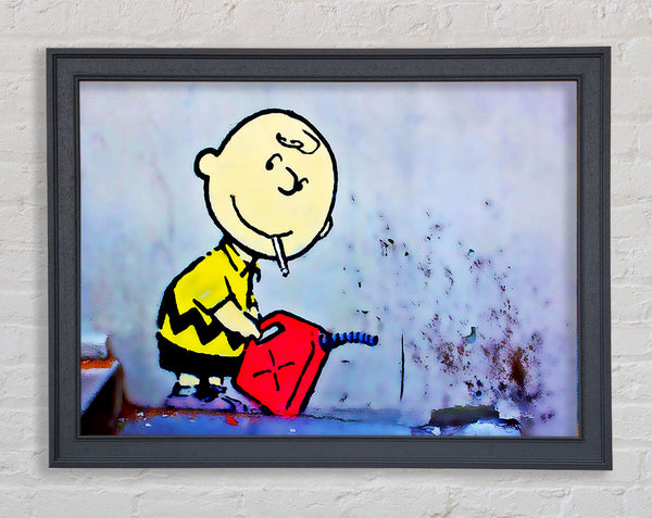 Banksy Bad Boy Charlie Framed Print