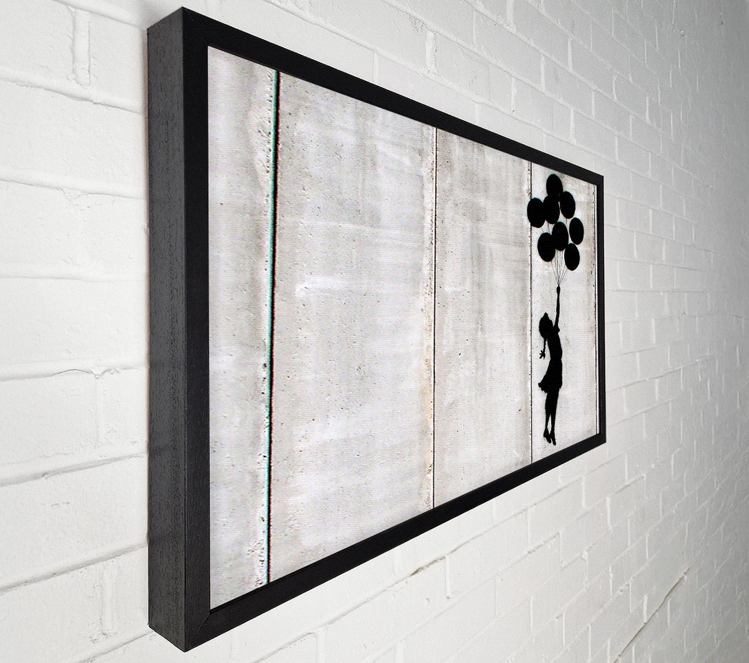  A Canvas Print of Banksy Balloon Girl Fly Canvas Wall Art