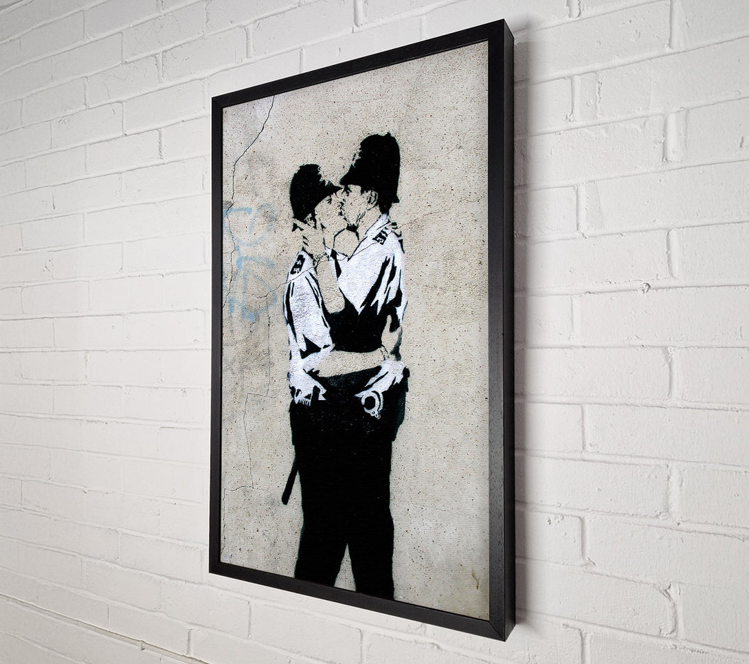  A Canvas Print of Banksy Bent Coppers Original Canvas Print