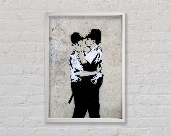 Banksy Bent Coppers Original Framed Print