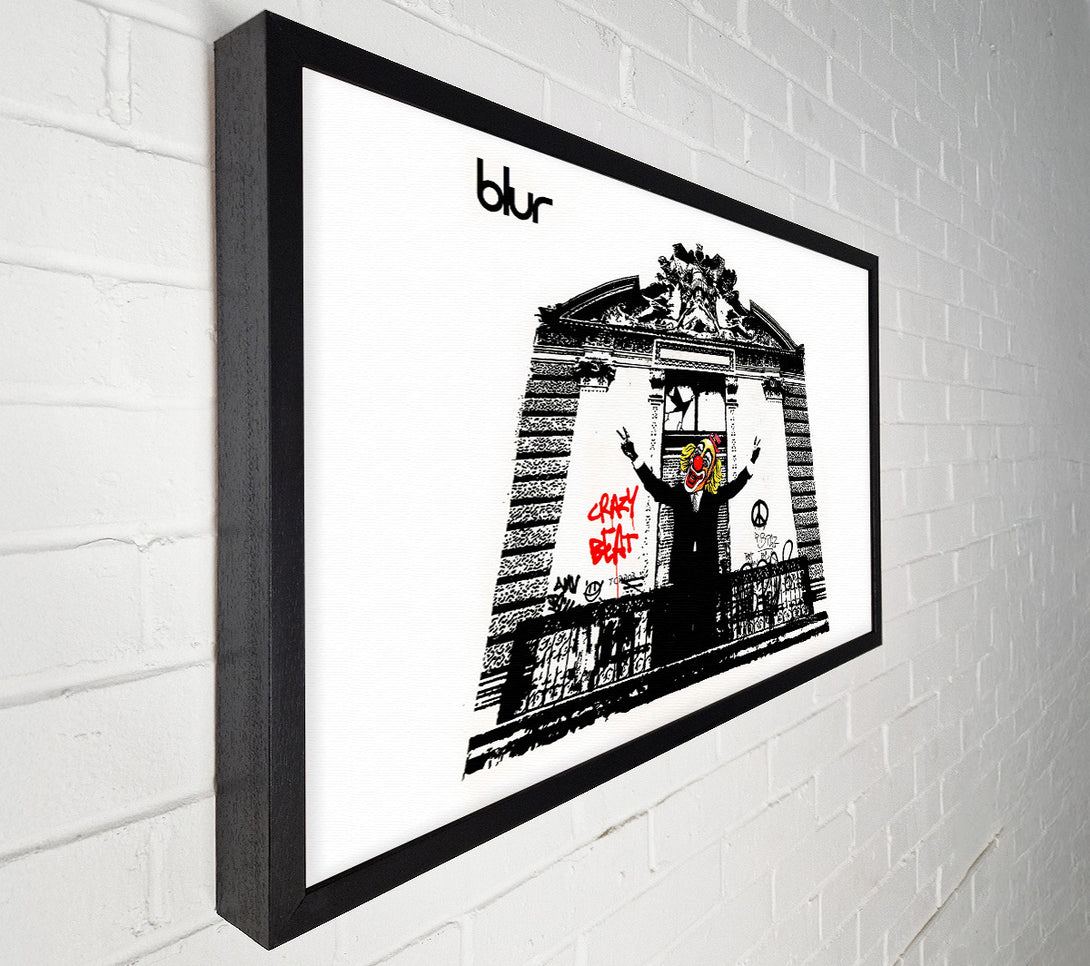  A Canvas Print of Banksy Blur Canvas Wall Art