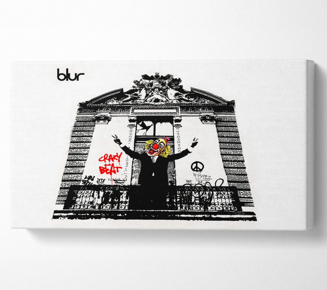  A Canvas Print of Banksy Blur Canvas Wall Art