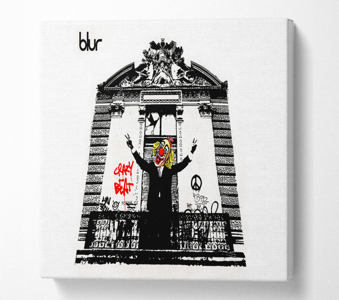  A Canvas Print of Banksy Blur Canvas Wall Art
