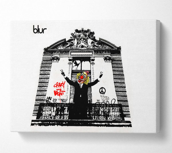  A Canvas Print of Banksy Blur Canvas Wall Art