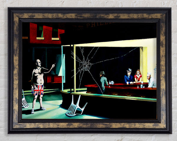British Nighthawks Framed Print