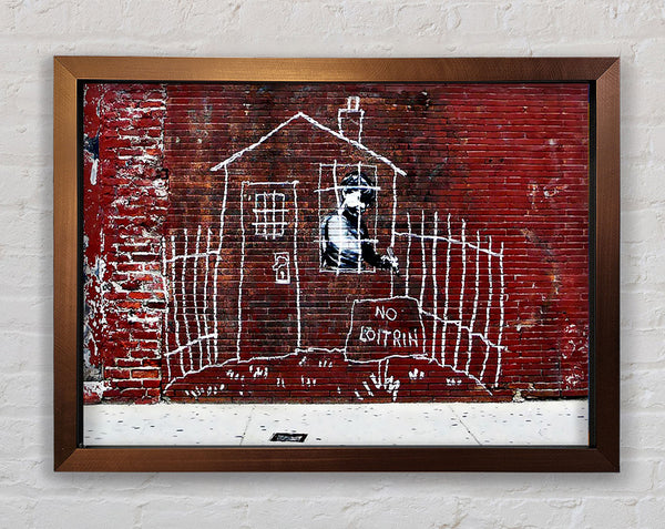 Banksy Child Drawings Framed Print