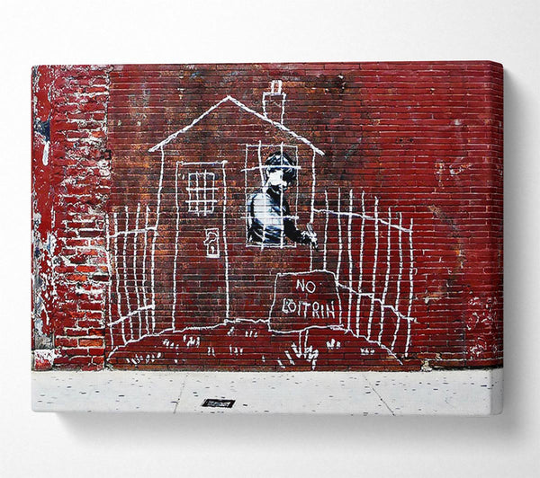  A Canvas Print of Banksy Child Drawings Canvas Print