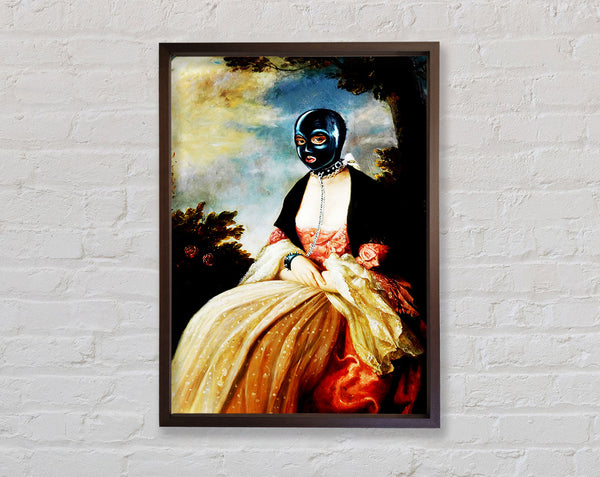 Banksy Classical Gimp Framed Print