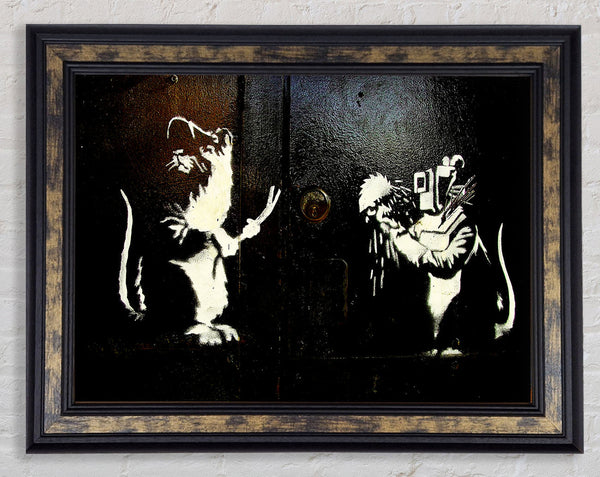 Crooked Rats Framed Print