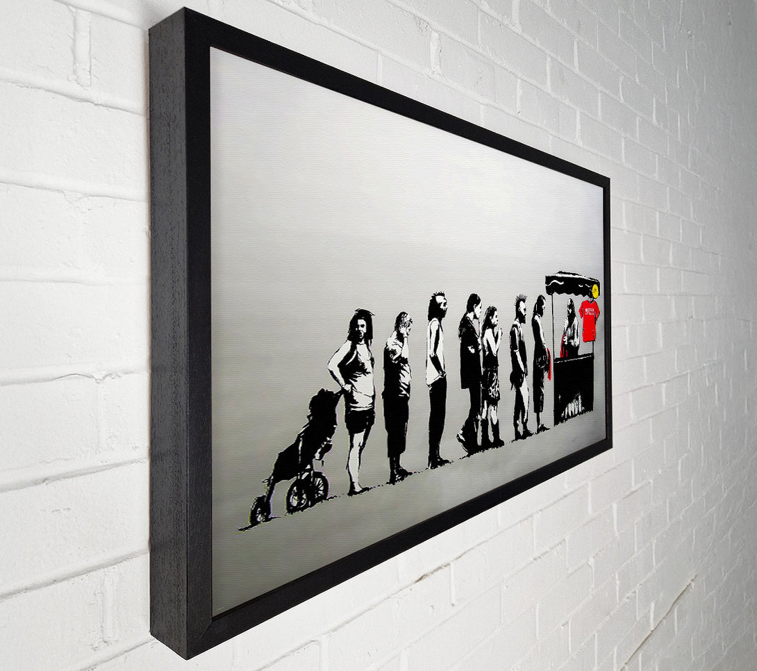  A Canvas Print of Banksy Destroy Capitalism Canvas Art