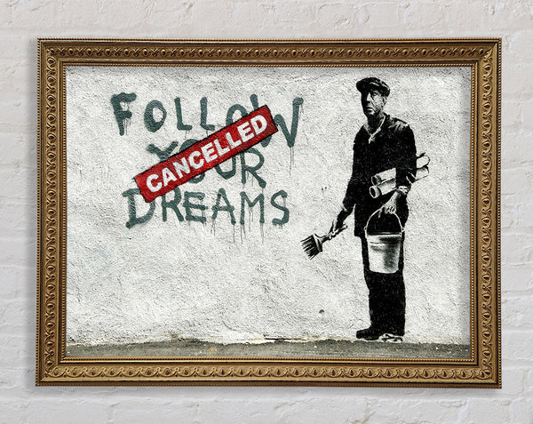 Banksy Dreams Framed Print
