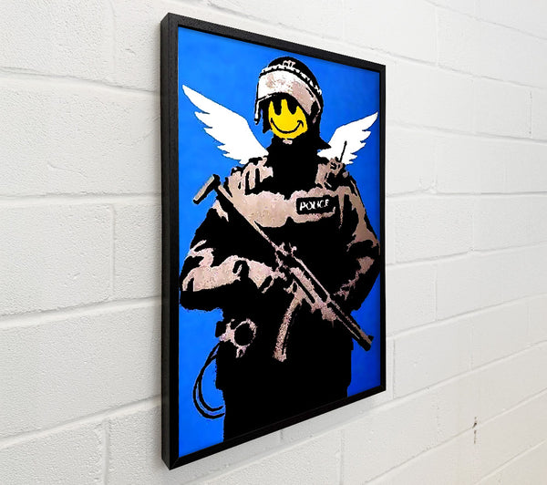 Banksy Flying Copper
