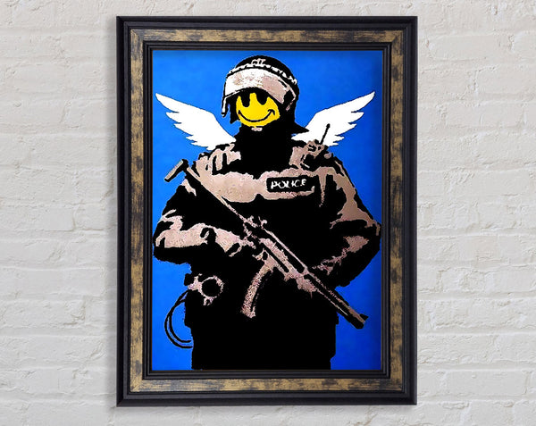 Flying Copper Framed Print