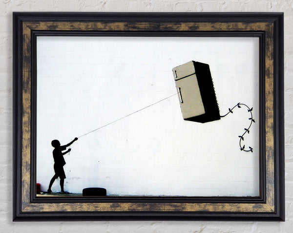 Fridge Kite Framed Print
