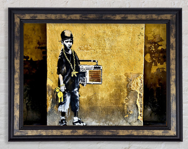 Ghetto Blaster Framed Print