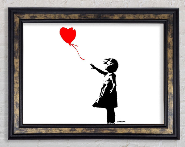Heart Girl Framed Print