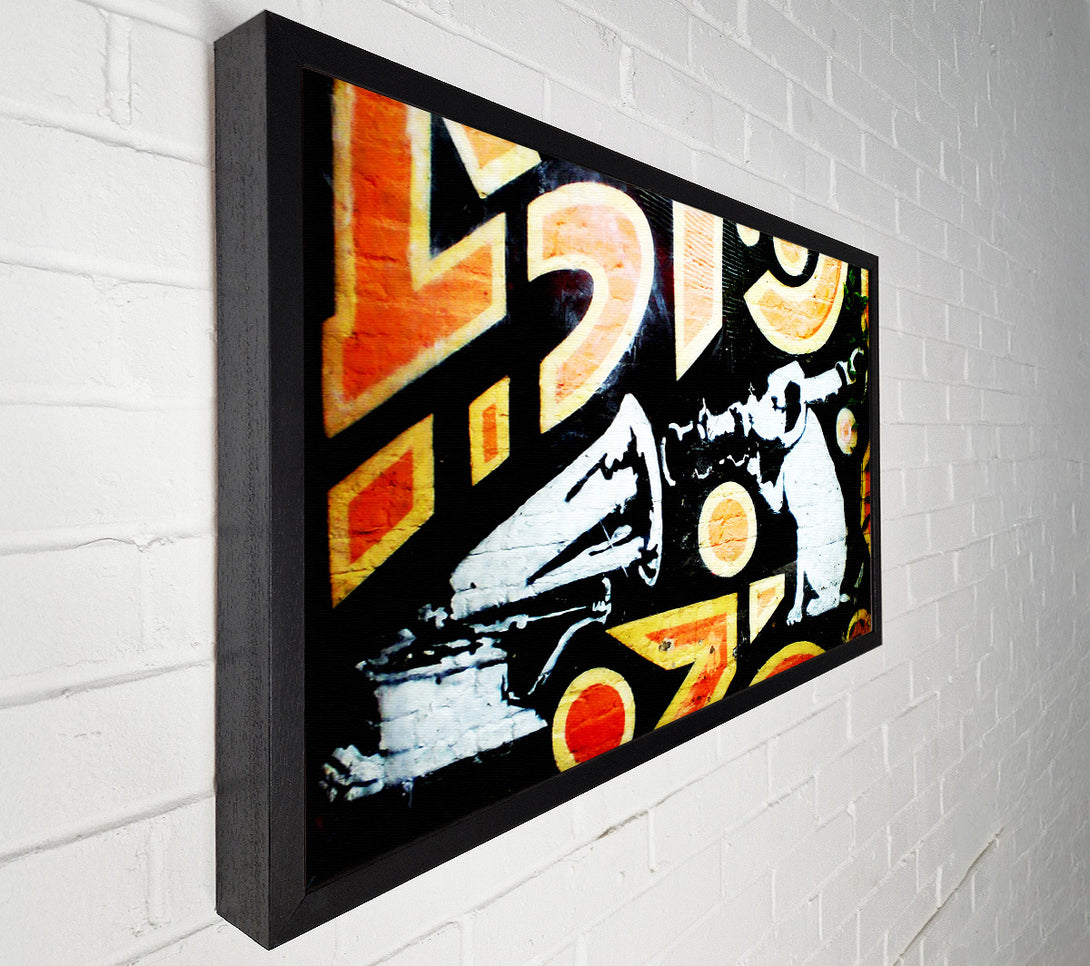  A Canvas Print of Banksy Hmv Dog Canvas Art