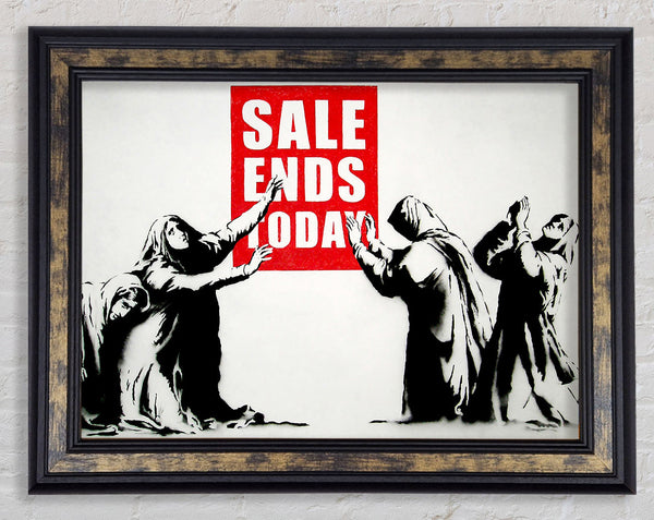 Homage To The Sales Framed Print