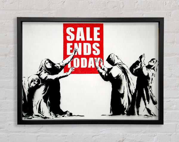 Banksy Homage To The Sales Framed Print