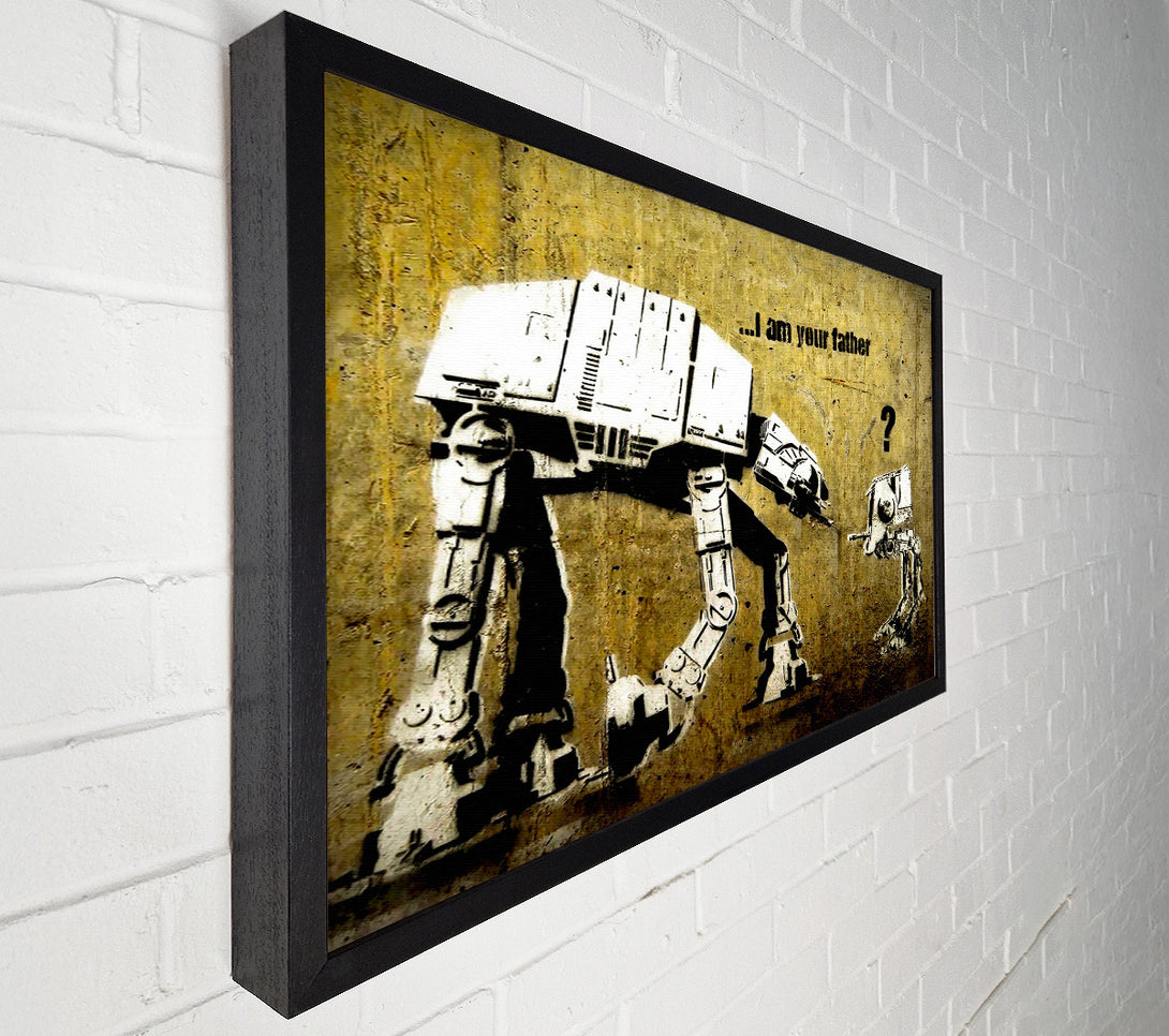  A Canvas Print of Banksy I Am Your Father Canvas Wall Art